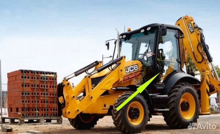 JCB 3CX-4CX правое/левое стекло дверное