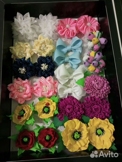 Бантики резинки заколки