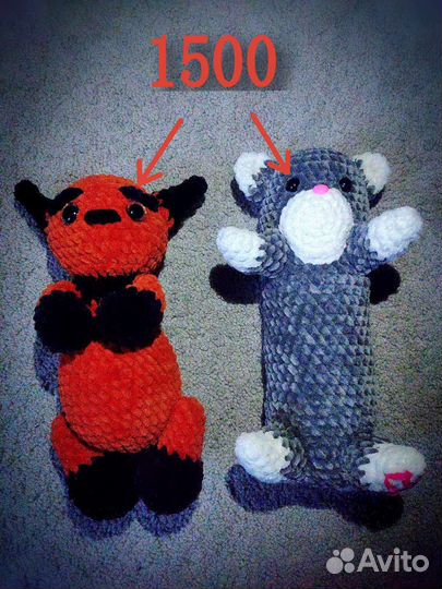 Вязаные игрушки ручной работы