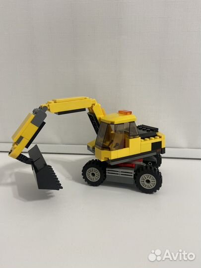 Lego City 4203 Эксковатор и транспортер