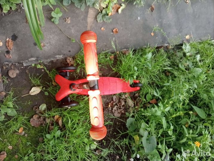 Самокат детский трехколесный бу