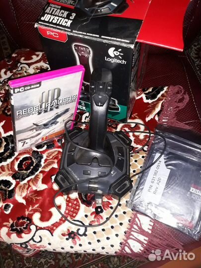 Джойстик.joystick pc logitech attack 3