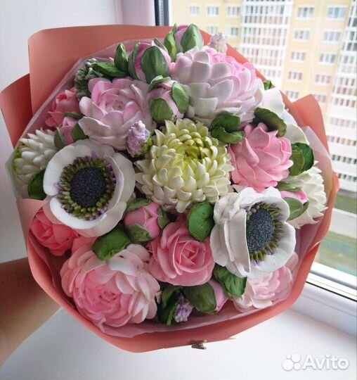 Букет из зефира