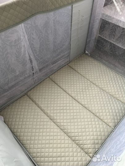 Манеж кровать с матрасом happy baby wilson