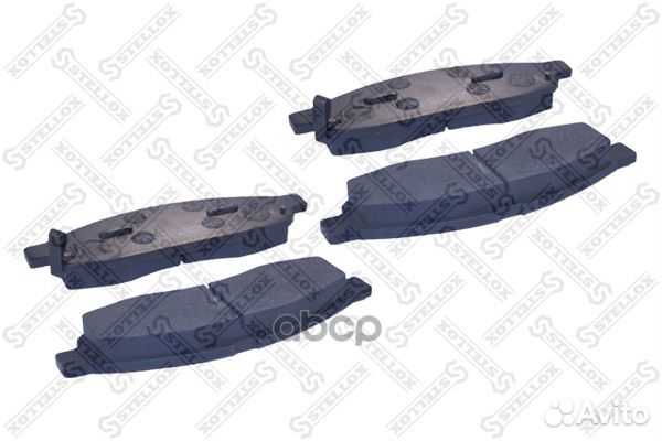 1105 012BSX колодки дисковые передние с антискр