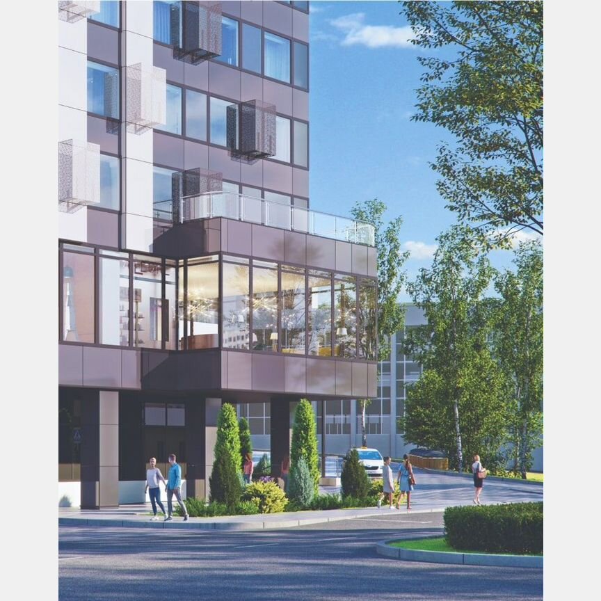 2-к. апартаменты, 56,7 м², 21/30 эт.