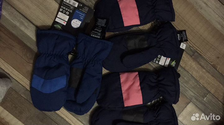 Варежки зимние детские