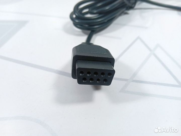 Джойстик Dendy 8-bit 9pin форма Sega (Green)