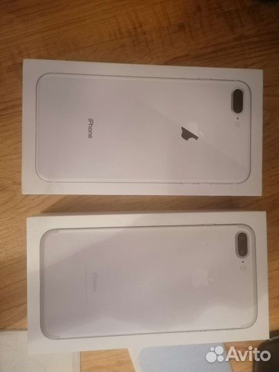 Коробка от iPhone 7 8 plus стекло 10d чехол