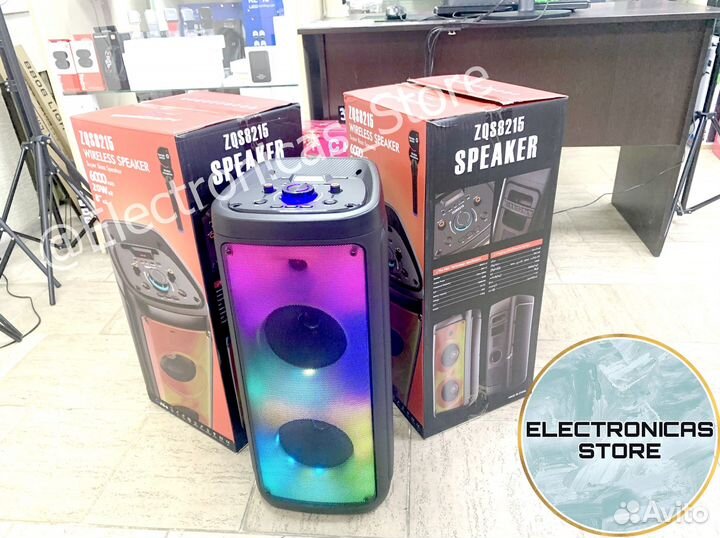 Большая Беспроводная Колонка BT Speaker ZQS 8215