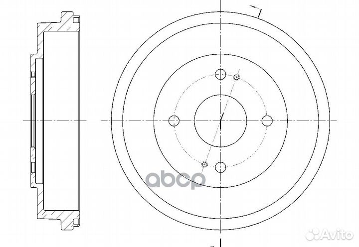 GD06193 G-brake Барабан тормозной G-brake GD-06193