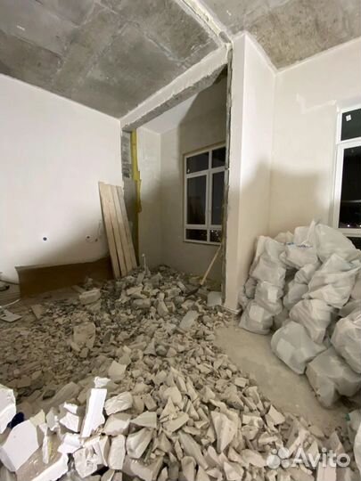 Демонтаж, демонтажные работы,снятие полов, стен