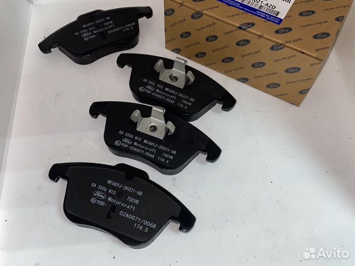 Тормозные колодки Ford mondeo 4 передние Тормозные