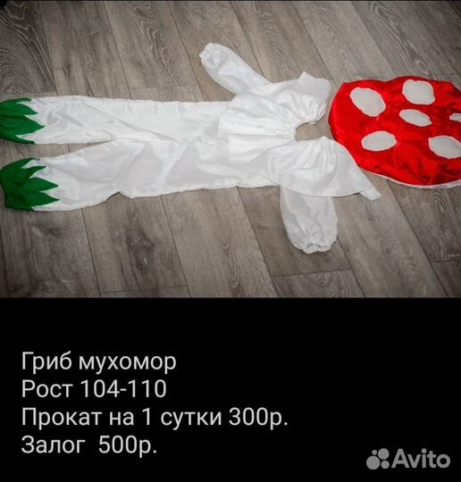 Костюмы грибы