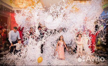 Аниматоры Пенное шоу Химия Бумага Фокусник Пузыри