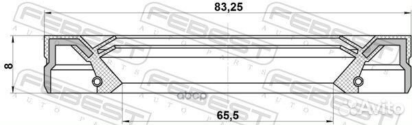 Сальник привода 65.5X83.25X8X8 95IEY-67830808C