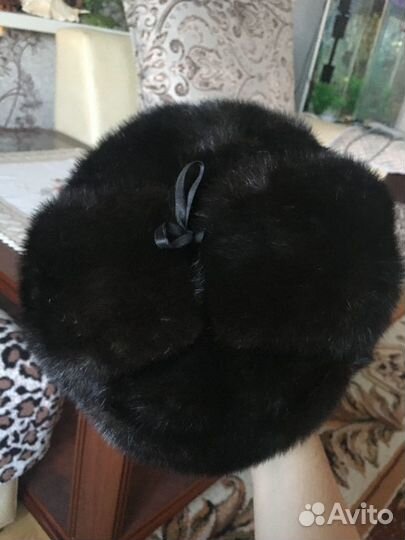 Норковая шапка мужская