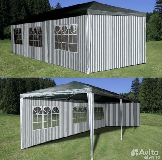 Тент шатер для дачи 584х295х260 см ассорти