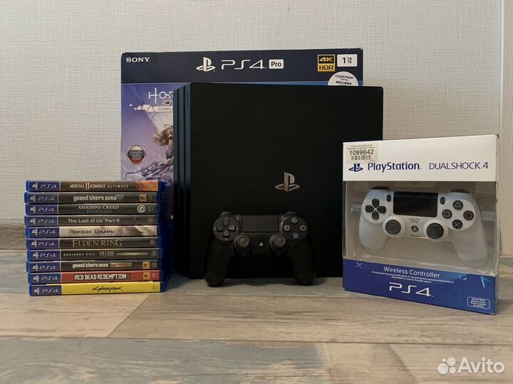 Sony PS4 Pro 1 TB / 400 Игр / Гарантия