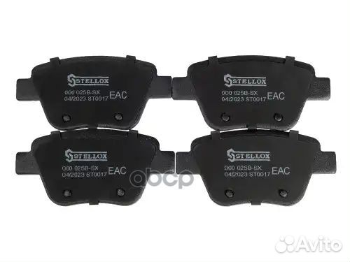 Колодки тормозные дисковые 000025B-SX Stellox