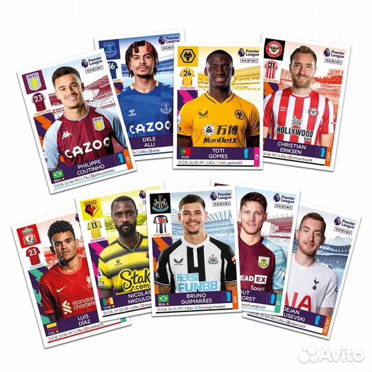 Апдейт Premier League 2022 Panini