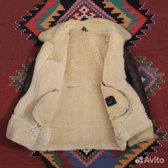1990s / B-3 Sheepskin Leather дубленка пилот