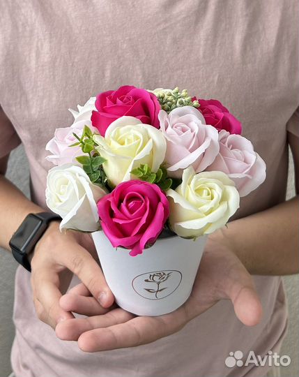 Букет из мыла