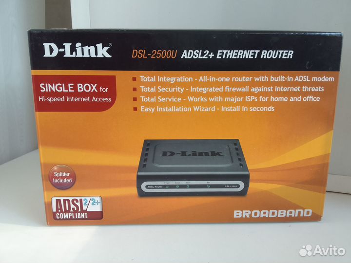 Модем D-Link DSL-2500U