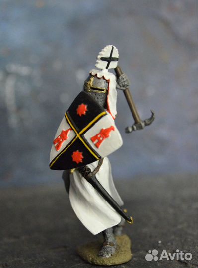 Рыцарь тевтонского ордена оловянный солдатик 54мм