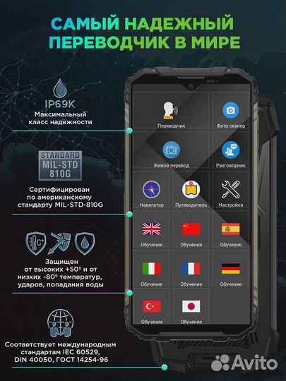 Электронный голосовой переводчик Revolution X69K