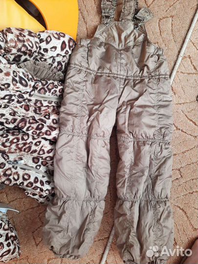 Зимний комбинезон для девочки 104 110