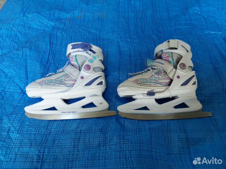 Коньки детские раздвижные 26-31