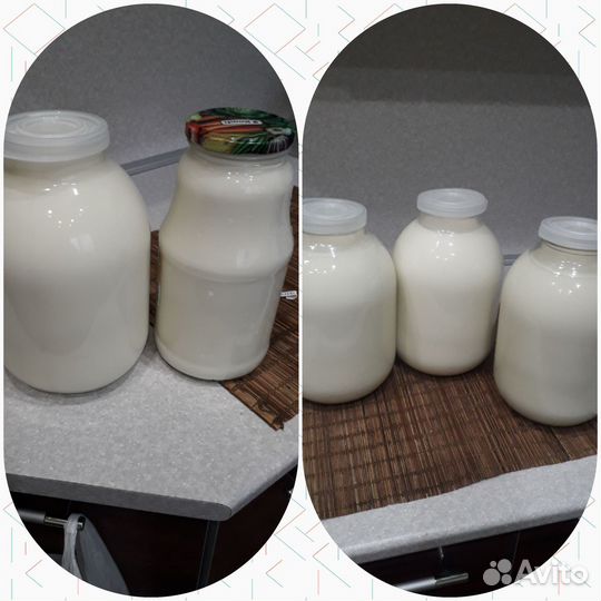 Молоко коровье домашнее