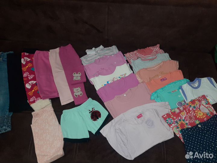 Детская одежда пакетом для девочки от 1,5-4,5 года