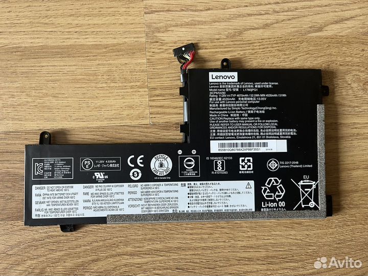 Аккумулятор оригинальный lenovo legion y530