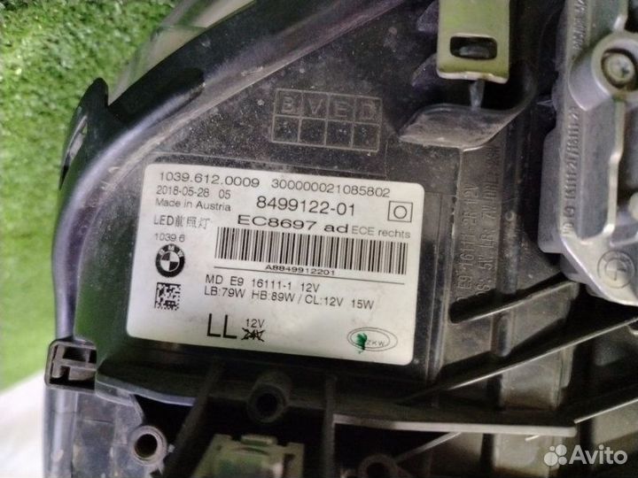 Фара передняя правая Bmw 5 G30