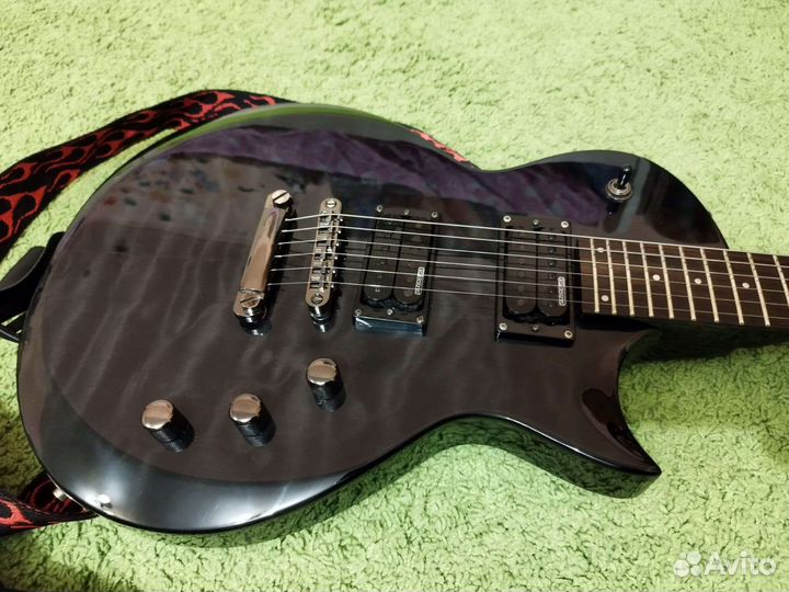 Электрогитара ESP LTD EC 100 QM stblk