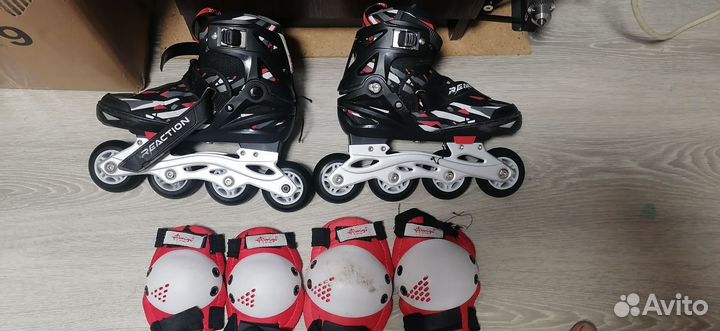 Роликовые коньки детские раздвижные