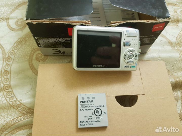 Цифровой фотоаппарат Pentax(на запчасти)