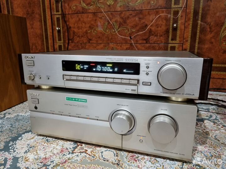 Тюнер Sony st-s333esa (fm 87.5-108.0MHz) + пульт