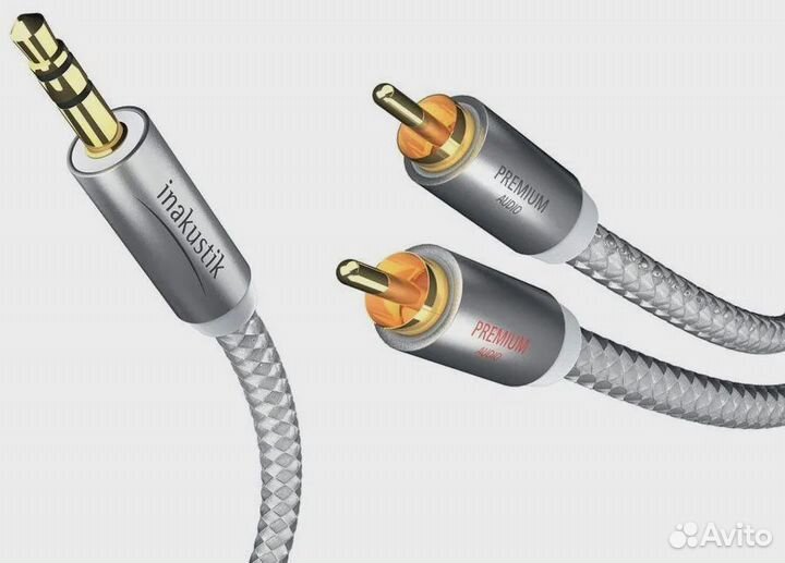 Кабель miniJack-2xRCA Inakustik Premium Audio 1.5m