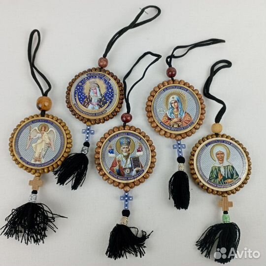 Иконка подвес оберег в авто в ассортименте