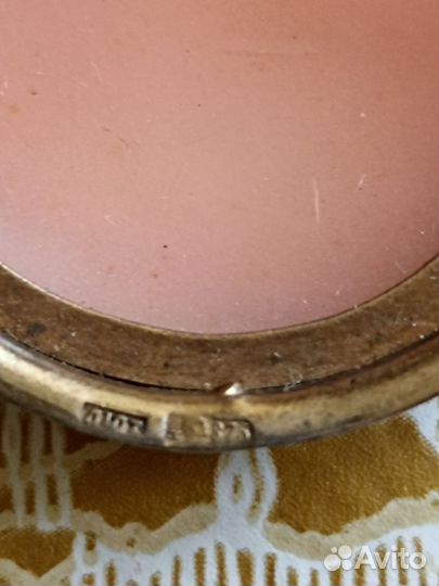 Брошь камея винтаж