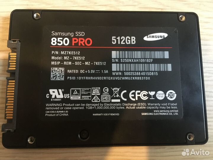 SSD 256 512 1tb 2tb Samsung 850 860 EVO PRO MLC