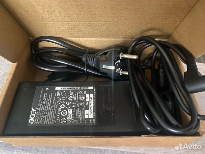 Зарядка для ноутбука acer 4.7a 90w 19v 5.5x1.7