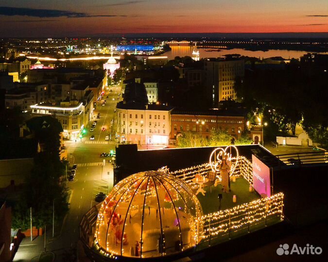 Романтика на высоте в Нижнем Новгороде