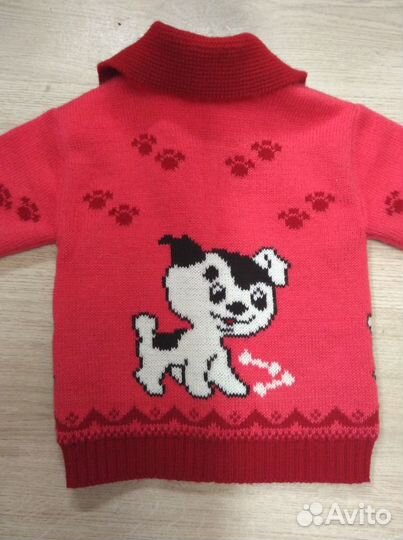 Теплый вязаный костюм 2шт (для двойни)