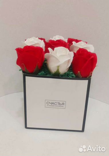 Букет из мыльных цветов