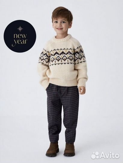 Свитер штаны на мальчика 110