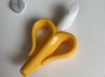 Силиконовая зубная щеточка-банан